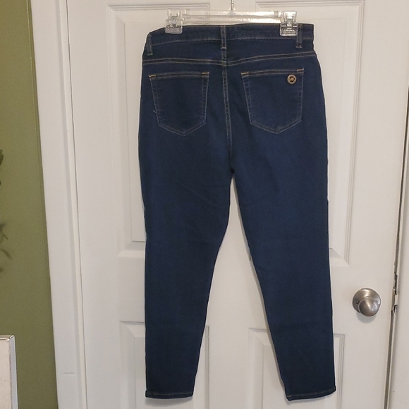 Michael Kors Women's Dark Blue Skinny Jeans - Picture 3 of 6